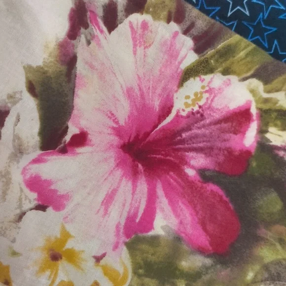 2x Caribbean Joe woman "let Go" Floral shirt button up blouse - Picture 3 of 6